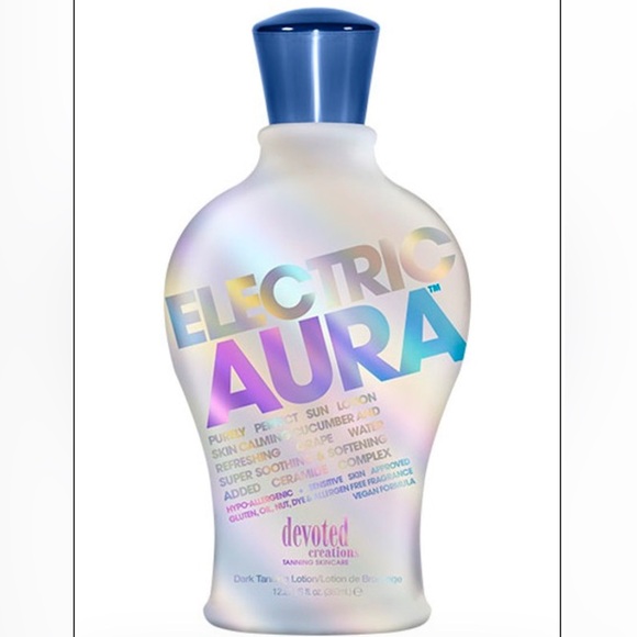 Electric Aura Hypo-Allergenic Vegan Sensitive Skin Approved Tanning Lotion